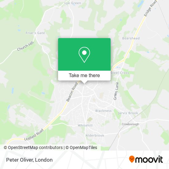 Peter Oliver map