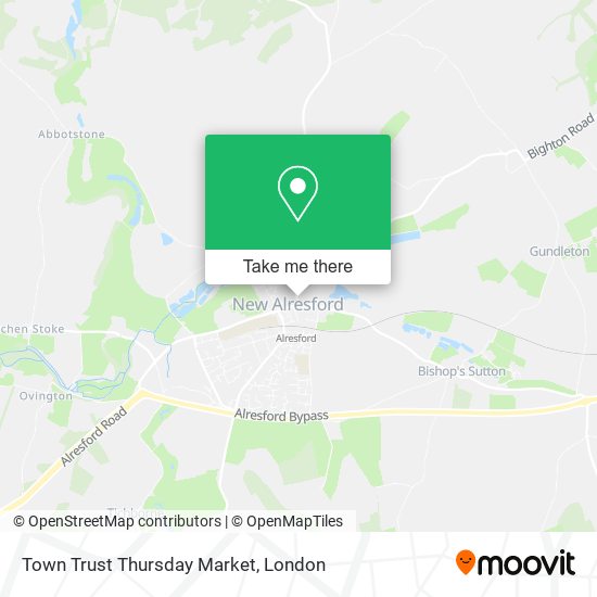 Town Trust Thursday Market map