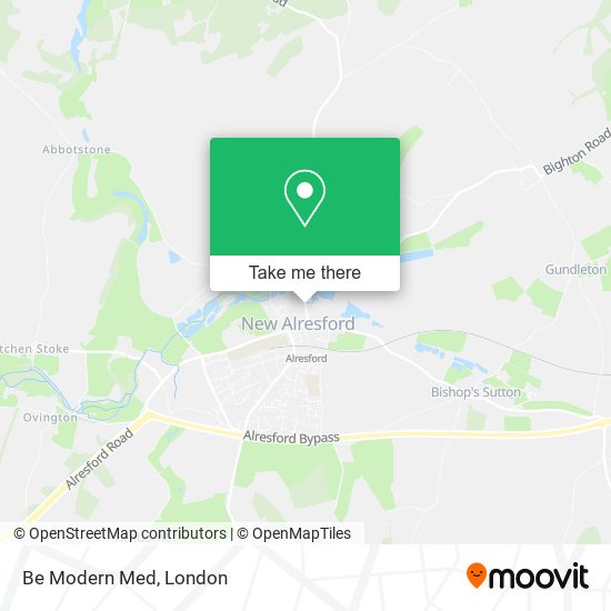 Be Modern Med map