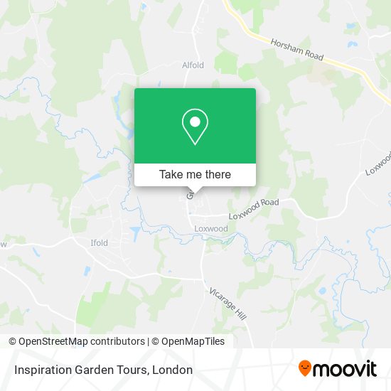 Inspiration Garden Tours map