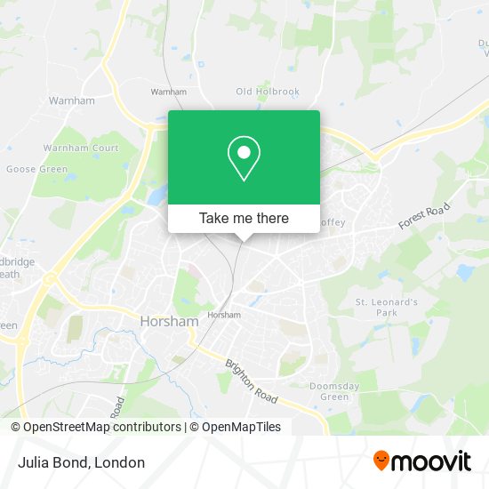 Julia Bond map