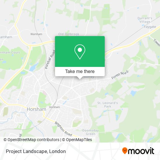 Project Landscape map