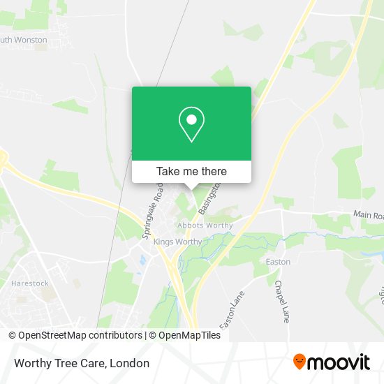 Worthy Tree Care map