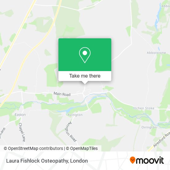 Laura Fishlock Osteopathy map