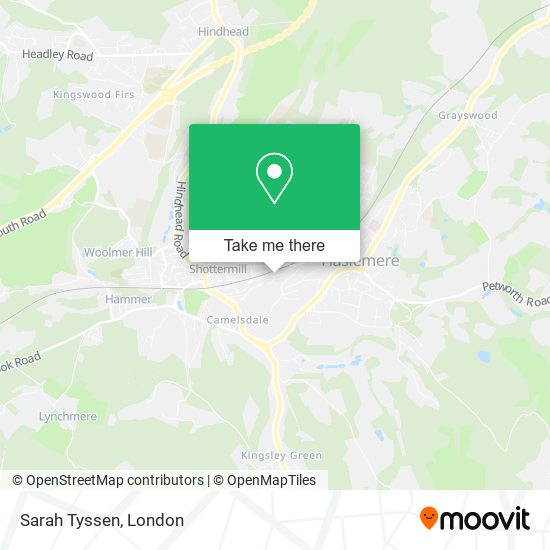 Sarah Tyssen map