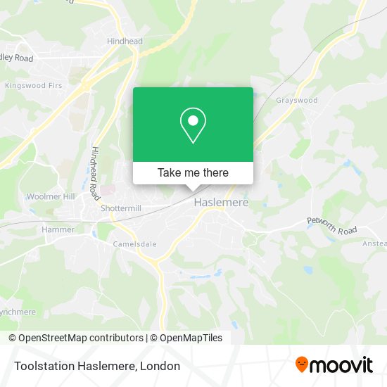Toolstation Haslemere map