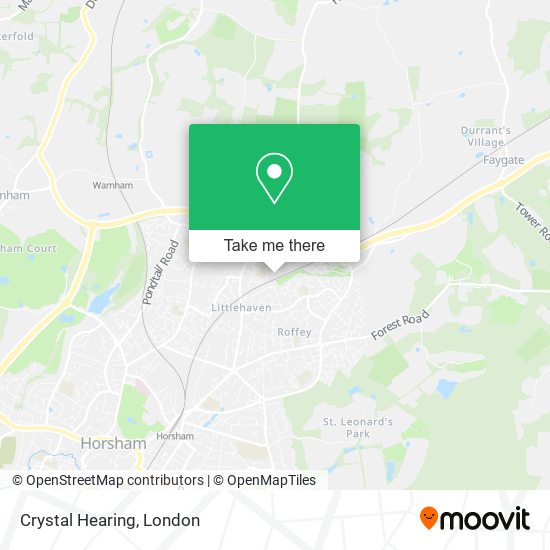 Crystal Hearing map