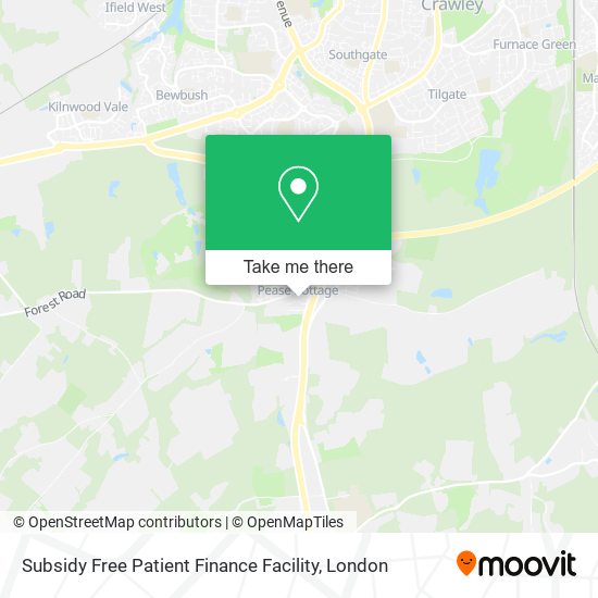 Subsidy Free Patient Finance Facility map