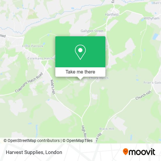 Harvest Supplies map
