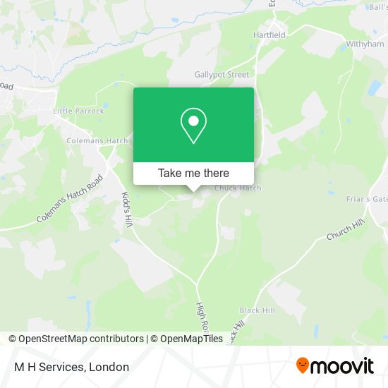 M H Services map