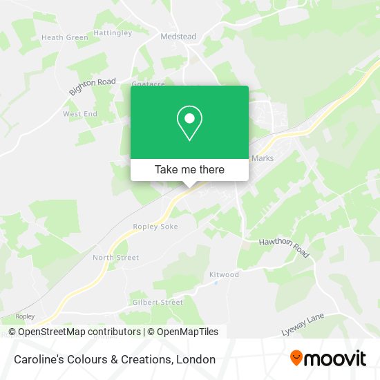 Caroline's Colours & Creations map