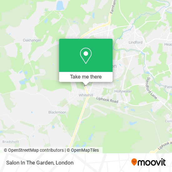 Salon In The Garden map