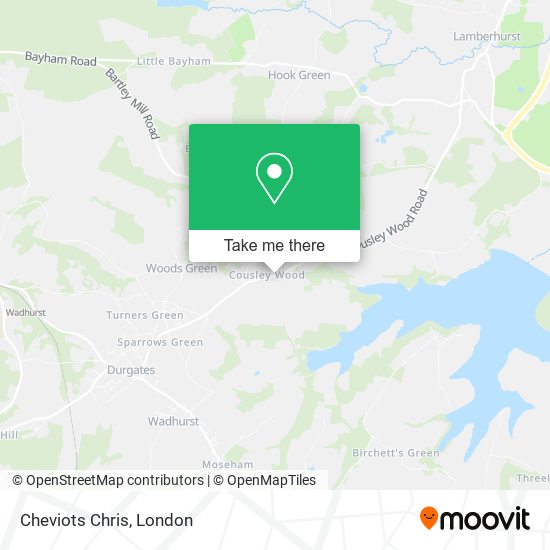 Cheviots Chris map