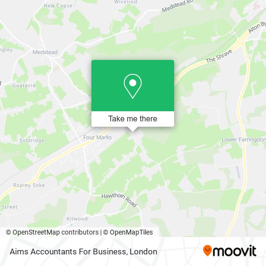 Aims Accountants For Business map