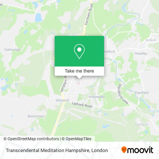 Transcendental Meditation Hampshire map