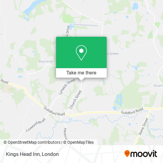 Kings Head Inn map