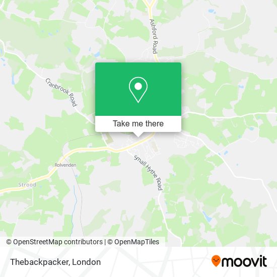 Thebackpacker map