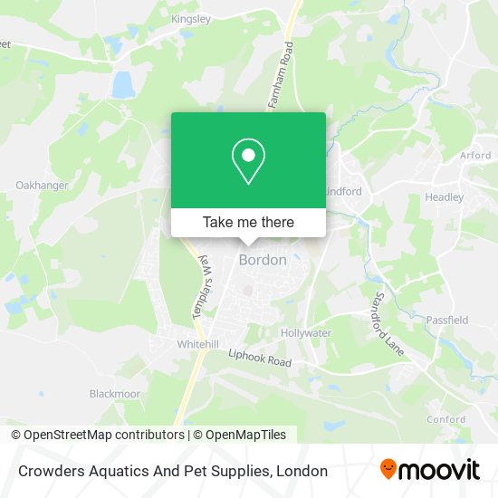 Crowders Aquatics And Pet Supplies map