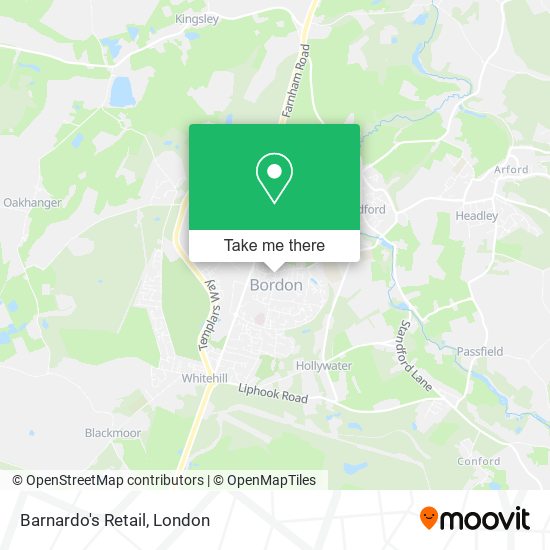 Barnardo's Retail map