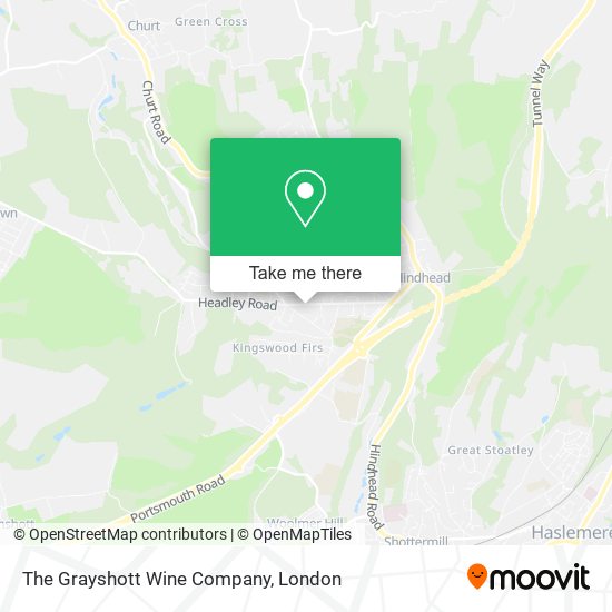 The Grayshott Wine Company map