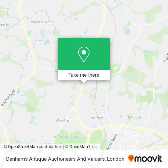 Denhams Antique Auctioneers And Valuers map