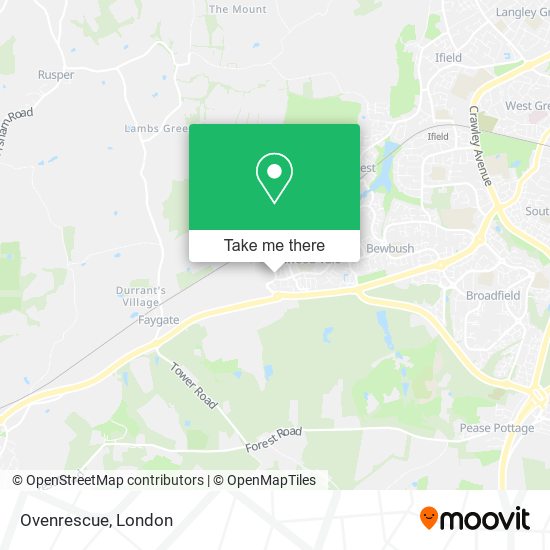 Ovenrescue map