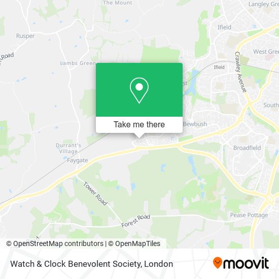 Watch & Clock Benevolent Society map