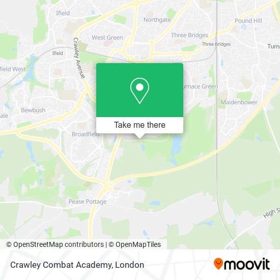 Crawley Combat Academy map