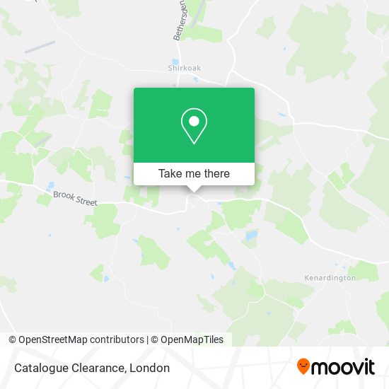 Catalogue Clearance map