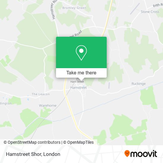 Hamstreet Shor map