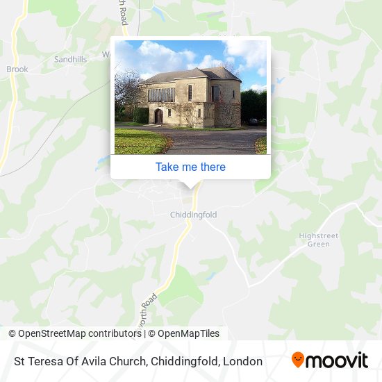 St Teresa Of Avila Church, Chiddingfold map