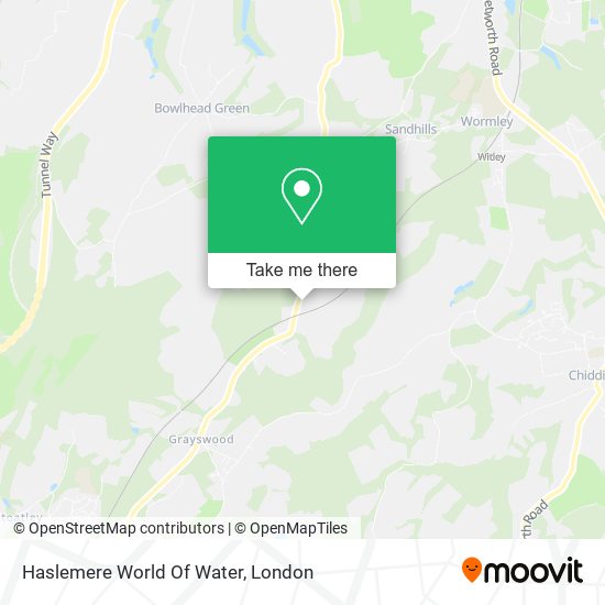 Haslemere World Of Water map