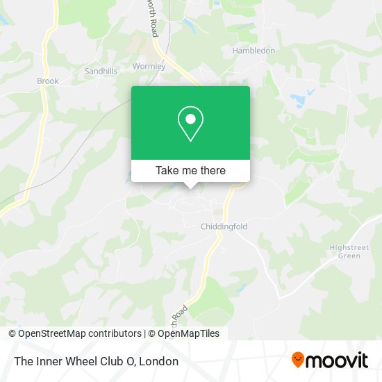 The Inner Wheel Club O map