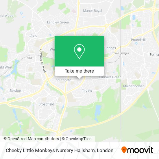 Cheeky Little Monkeys Nursery Hailsham map