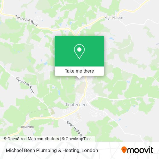 Michael Benn Plumbing & Heating map