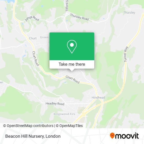 Beacon Hill Nursery map