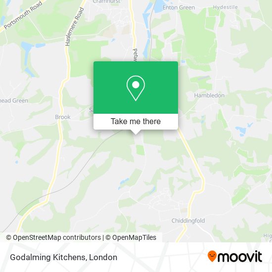 Godalming Kitchens map