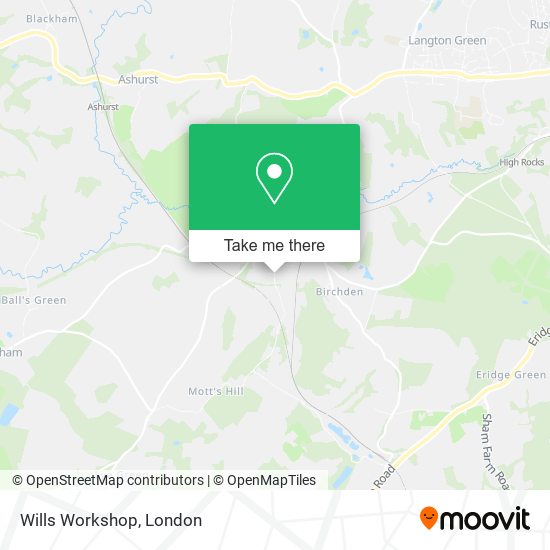Wills Workshop map
