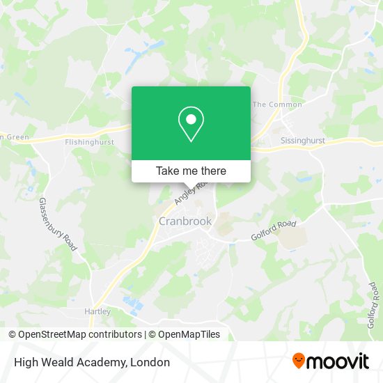 High Weald Academy map