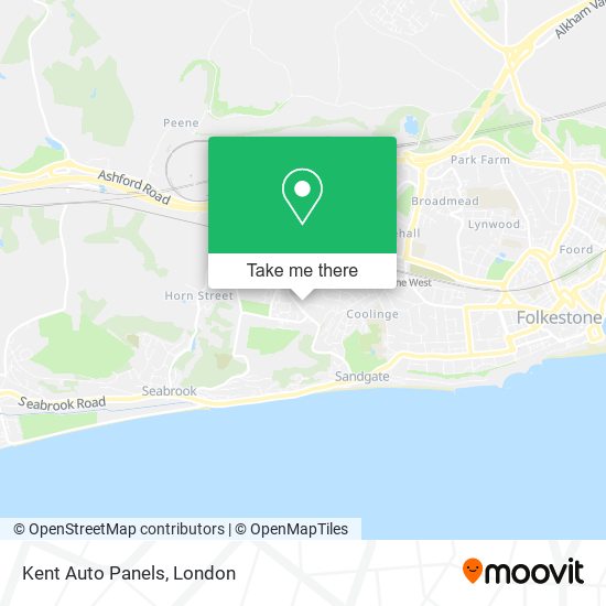 Kent Auto Panels map