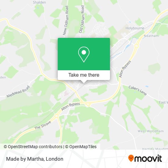 Made by Martha map