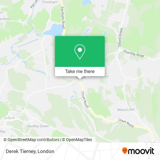 Derek Tierney map