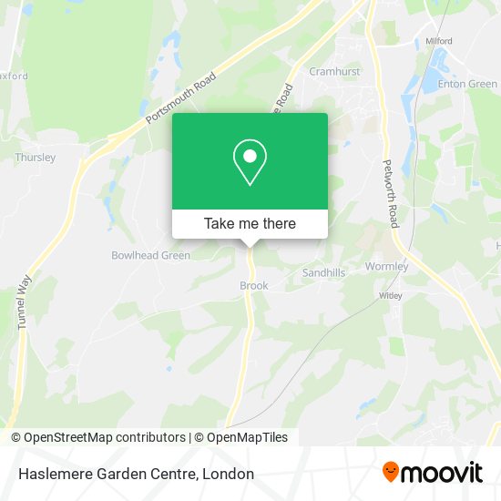 Haslemere Garden Centre map