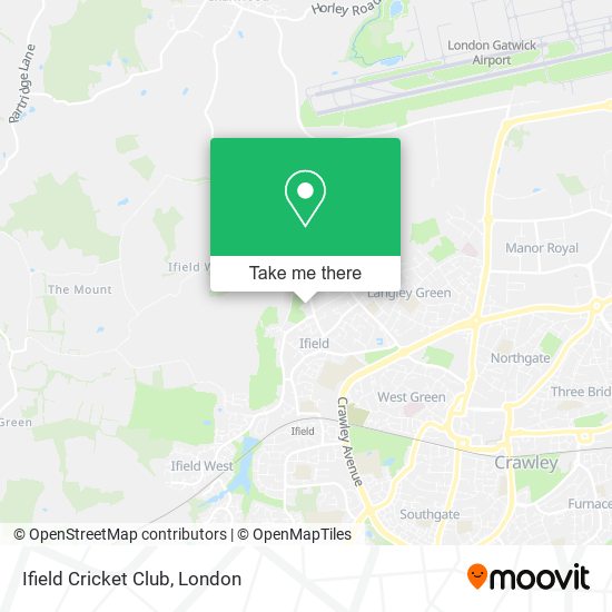 Ifield Cricket Club map