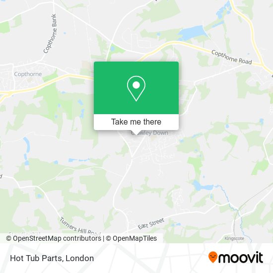 Hot Tub Parts map