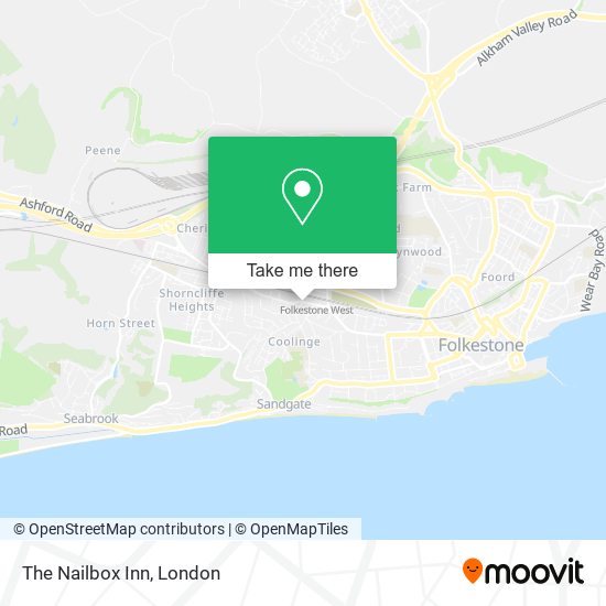 The Nailbox Inn map
