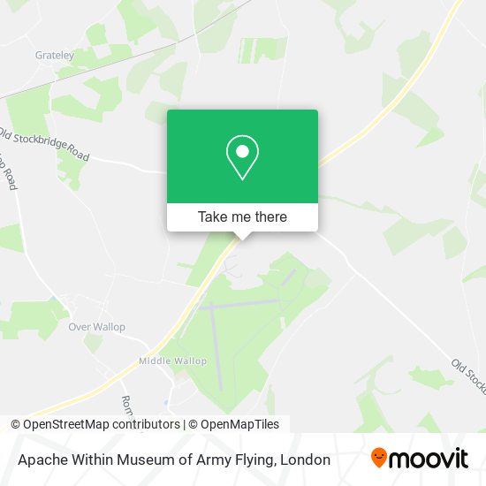 Apache Within Museum of Army Flying map
