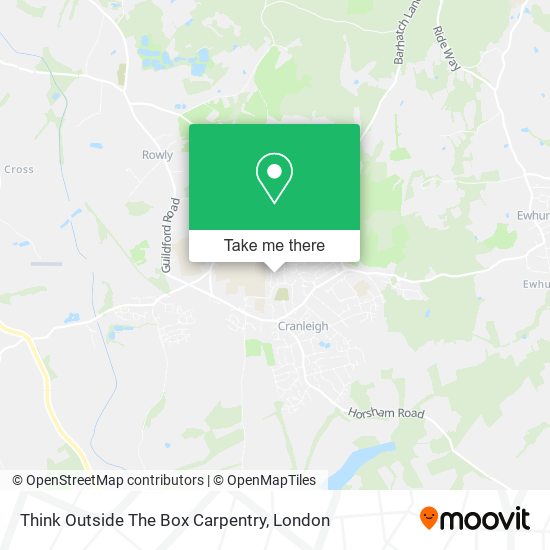 Think Outside The Box Carpentry map