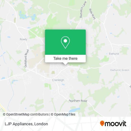 LJP Appliances map