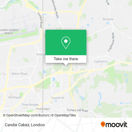 Candie Cakez map